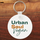 Urban Soul Vegan Minimalist Health and Wellness キーホルダー (正面)