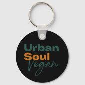 Urban Soul Vegan Minimalist Health and Wellness キーホルダー (裏面)