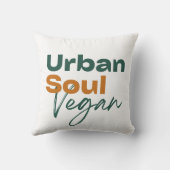 Urban Soul Vegan Minimalist Health and Wellness クッション (裏面)