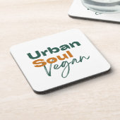 Urban Soul Vegan Minimalist Health and Wellness コースター (左側)