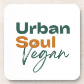 Urban Soul Vegan Minimalist Health and Wellness コースター (正面)