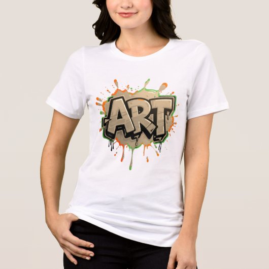Urban Splash Art Graffiti Pulse Bold Street Expres トライブレンドＴシャツ (正面)