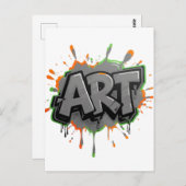 Urban Splash Art Graffiti Pulse Bold Street Expres ポストカード (正面/裏面)