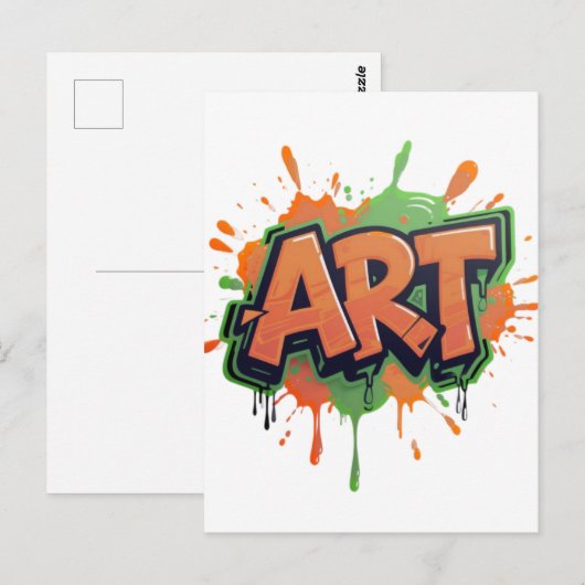 Urban Splash Art Graffiti Pulse Bold Street Expres ポストカード (正面/裏面)