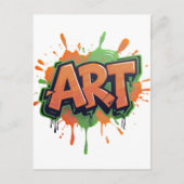 Urban Splash Art Graffiti Pulse Bold Street Expres ポストカード (正面)
