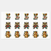 Urban Stitch Trio — Sticker Pack ラベル (シート)