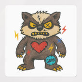 Urban Stitch Trio — Sticker Pack ラベル (デザイン2)