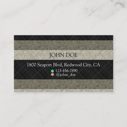 Urban Stripes 名刺 (正面)