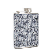 Urban Style Silver Grey Digital Camouflage フラスク (右)