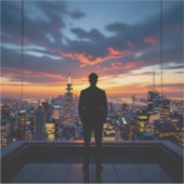 Urban Sunset Reflections シール (正面)