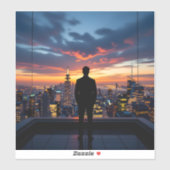 Urban Sunset Reflections シール (シート)