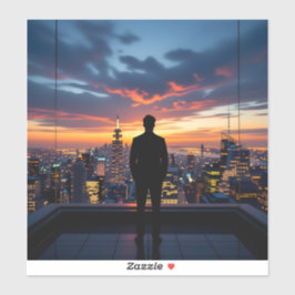 Urban Sunset Reflections シール