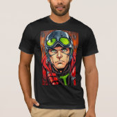 Urban Superhero:レトロマンガ Tシャツ (正面)