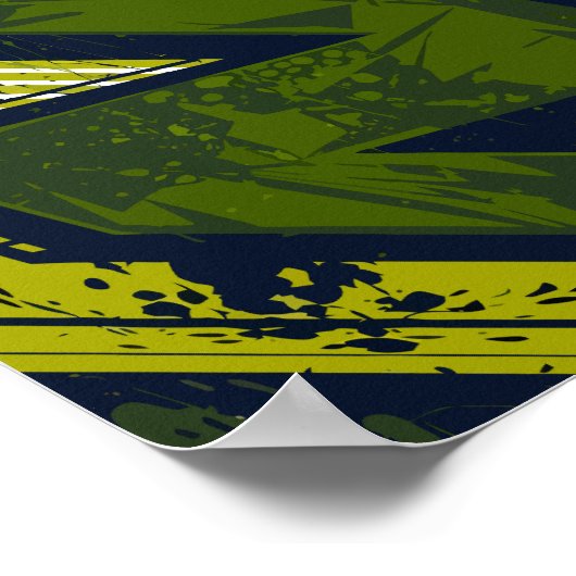 Urban Surge – A Bold Collision of Motion & Contras ポスター (角)