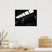 Urban Train Ceiling with Hand Straps ポスター (キッチン)
