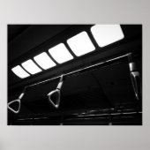 Urban Train Ceiling with Hand Straps ポスター (正面)