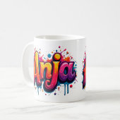 Urban Vibes Anja 1 コーヒーマグカップ (正面左)