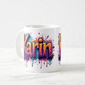 Urban Vibes Karin 1 コーヒーマグカップ (正面左)