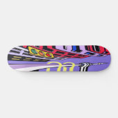 Urban Vibes Skateboard – Bold Pop Art City Design スケートボード (横)