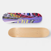 Urban Vibes Skateboard – Bold Pop Art City Design スケートボード (横)