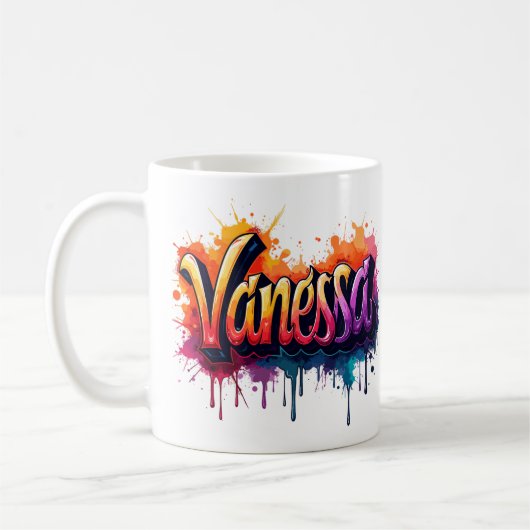 Urban Vibes Vanessa 1 コーヒーマグカップ (左)