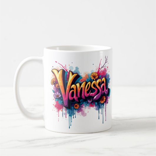 Urban Vibes Vanessa 2 コーヒーマグカップ (左)