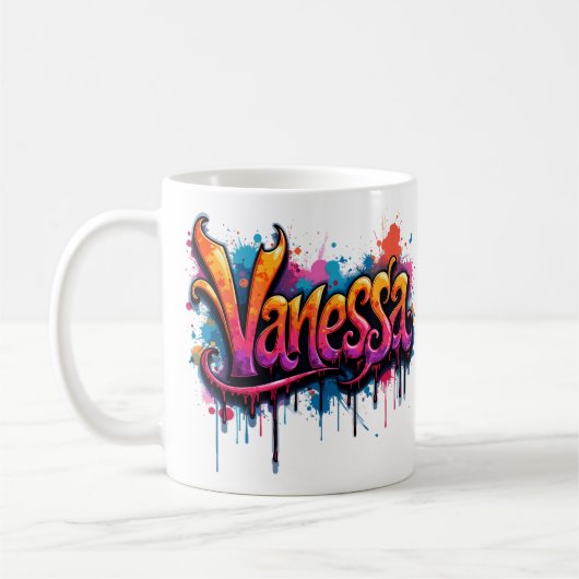 Urban Vibes Vanessa 3 コーヒーマグカップ (左)