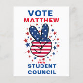 Urban Vote for Class President: VICTORY sign チラシ (裏面)