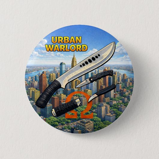 Urban Warlord Button 缶バッジ (正面)