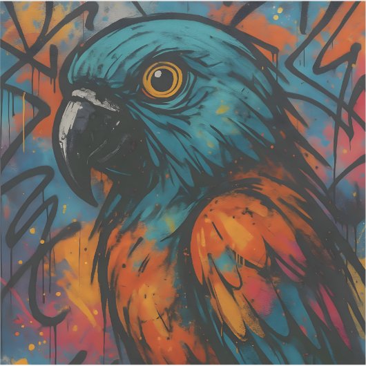 Urban Wingbeat - Square Vinyl Sticker シール (正面)