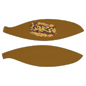 Urban Yellow and Orange Graffiti Handwriting バスケットボール (パネル)