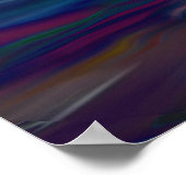 UrbanBuildingTrees島の上の球体 ポスター (角)