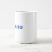 Urbane Cool Font Wording for a Charming Man  コーヒーマグカップ (中央)