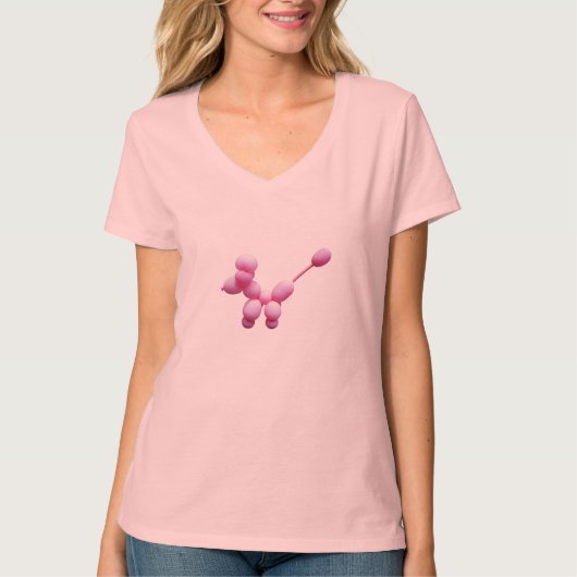 Urbangear |のピンクのプードル tシャツ (正面)