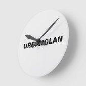 URBANGLANスタイリッシュデザインを備えた壁時計 ラウンド壁時計 (傾斜)
