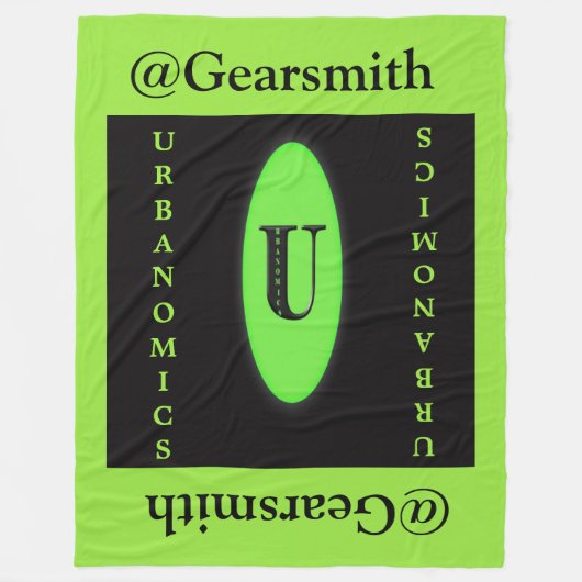 Urbanomicsのフリースの大きい毛布 フリースブランケット (正面)