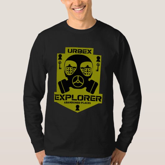 Urbex Explorer廃墟の写真 Tシャツ (正面)