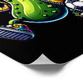 Urbyn Pickle Soccer Player Cool Cartoon Vibes  ポスター (角)