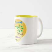 Urdu Funny Witty Design on Sarcasm ツートーンマグカップ (正面右)