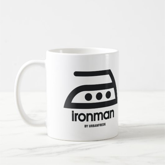 URF-IRONMANのマグ コーヒーマグカップ (左)