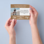 Urgent Call-to-Action Real Estate Card チラシ (手)