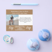 Urgent Call-to-Action Real Estate Card チラシ (シングル)