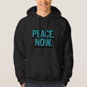 Urgent "PEACE. NOW." Graphic T-Shirt パーカ (正面)