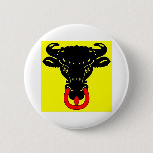 Uriの旗 缶バッジ (正面)