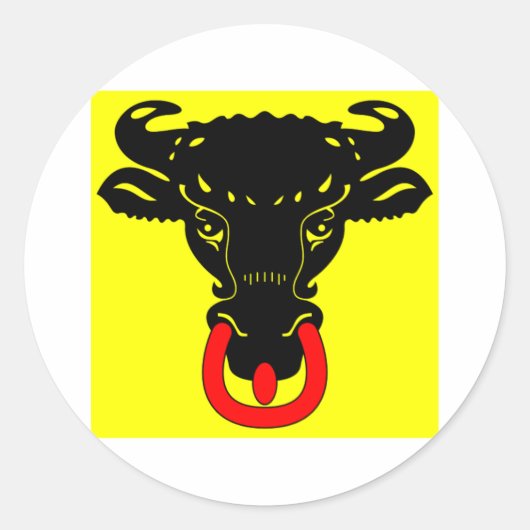 Uriフラグ ラウンドシール (正面)