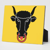 Uri Canton, Switzerland Flag Plaque フォトプラーク (側面)