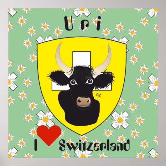 Uri Schweiz Suisse Svizzera Svizra ポスター (正面)