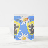 Uri Schweiz Suisse Svizzera Svizra Tasse フロストグラスマグカップ (正面左)