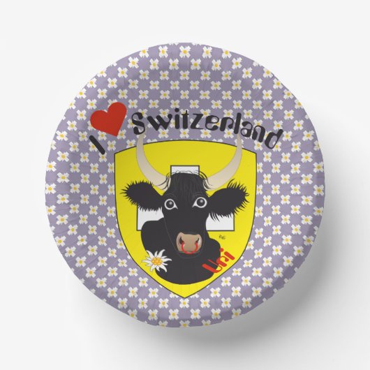 Uri Schweiz Suisse Svizzera Svizra Teller ペーパーボウル (正面)