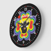 Uri Schweiz Suisse Svizzera Svizra Uhr ラージ壁時計 (傾斜)